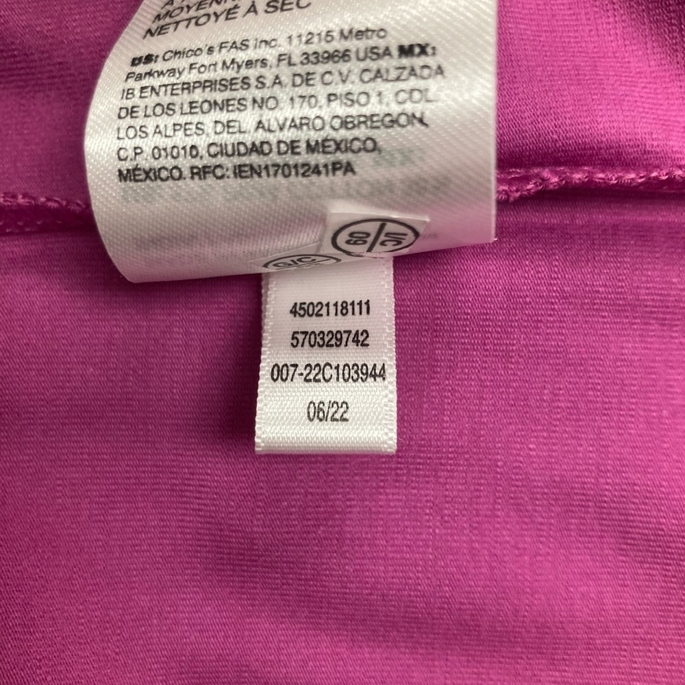 NEW! Chico's Touch Of Cool Long-Sleeve Layering Tee. Size XXL (4) - Picture 5 of 5